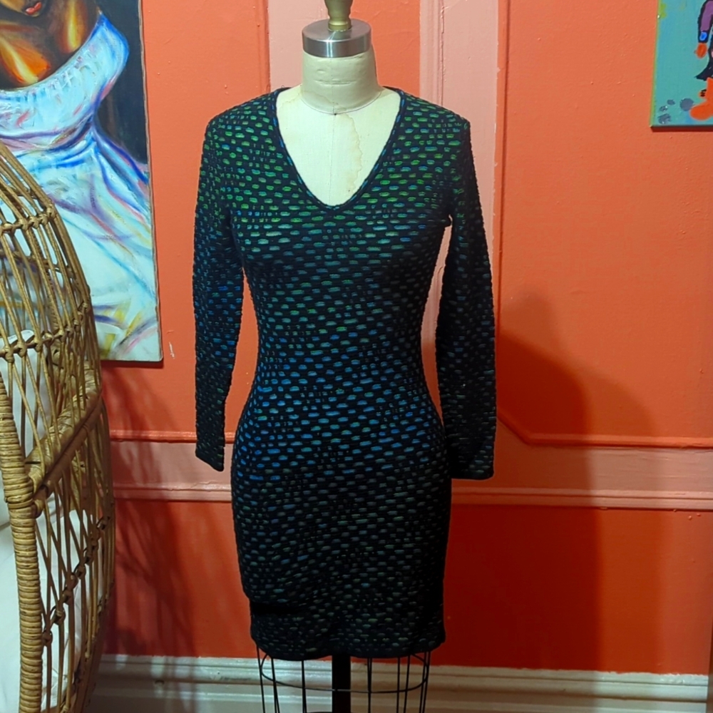 Edgy and Sexy M Missoni Knit Dress